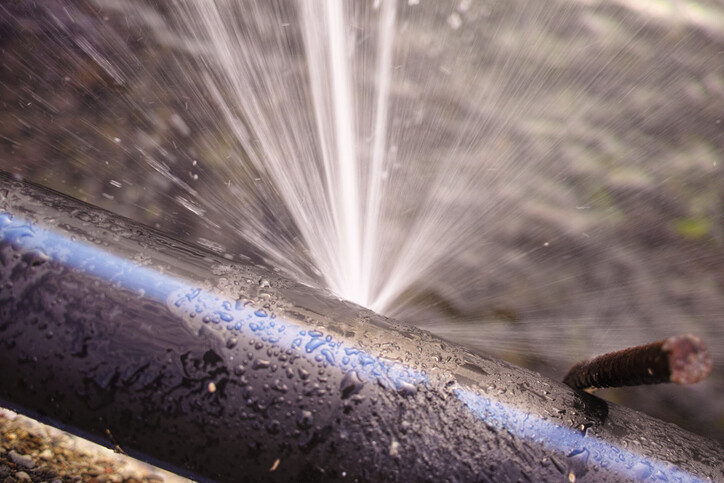 Burst pipe by Inland Empire Flood Kings
